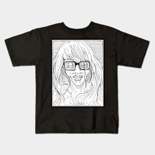 Zombie Girl 002 Kids T-Shirt